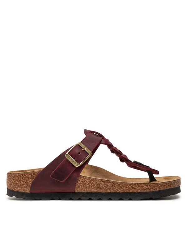 Birkenstock Birkenstock Japonke Gizeh Braided Leoi 1027930 Bordo rdeča