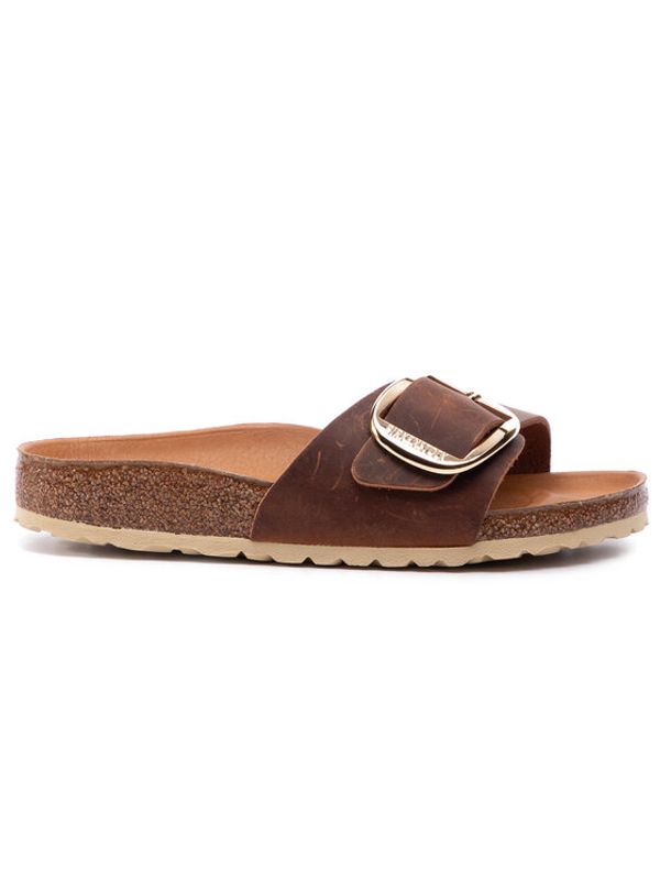 Birkenstock Birkenstock Natikači Madrid Big Buckle 1006525 Rjava