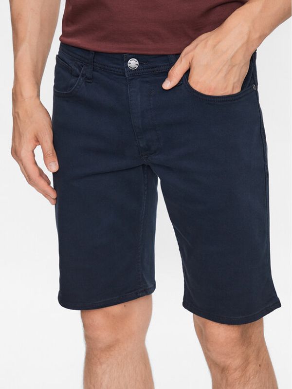Blend Blend Kratke hlače iz tkanine 20713333 Mornarsko modra Regular Fit
