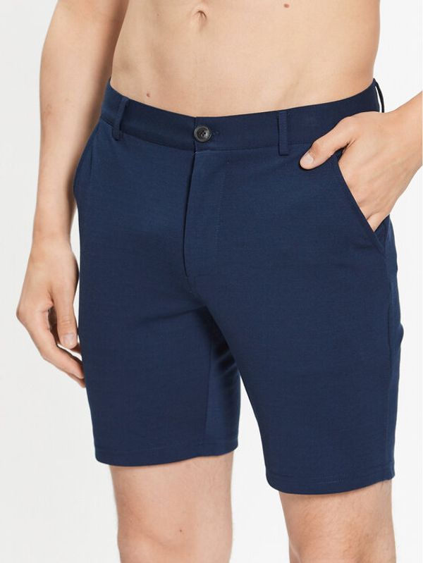 Blend Blend Kratke hlače iz tkanine 20715216 Mornarsko modra Regular Fit