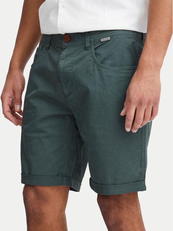Blend Blend Kratke hlače iz tkanine 20716713 Zelena Slim Fit