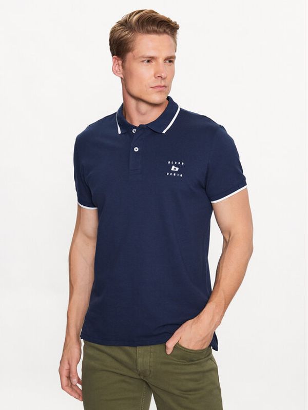 Blend Blend Polo majica 20715178 Mornarsko modra Regular Fit