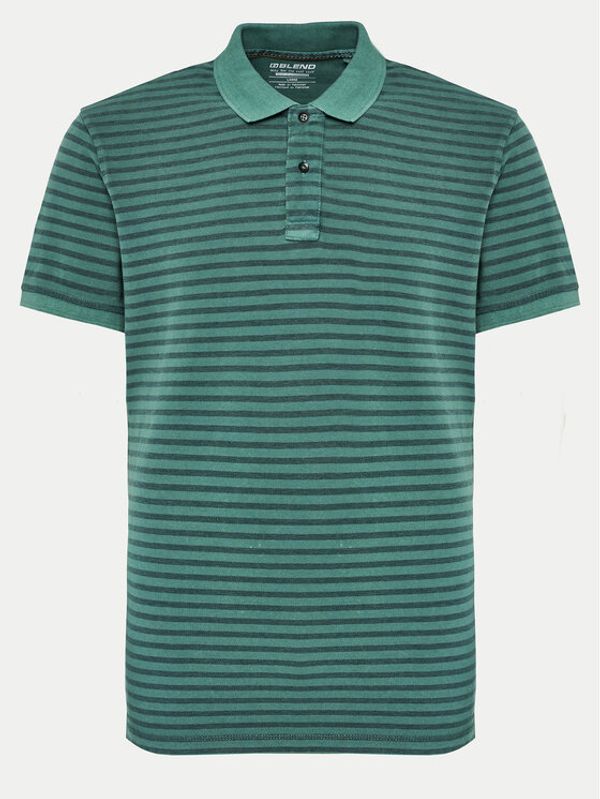 Blend Blend Polo majica 20716908 Zelena Regular Fit