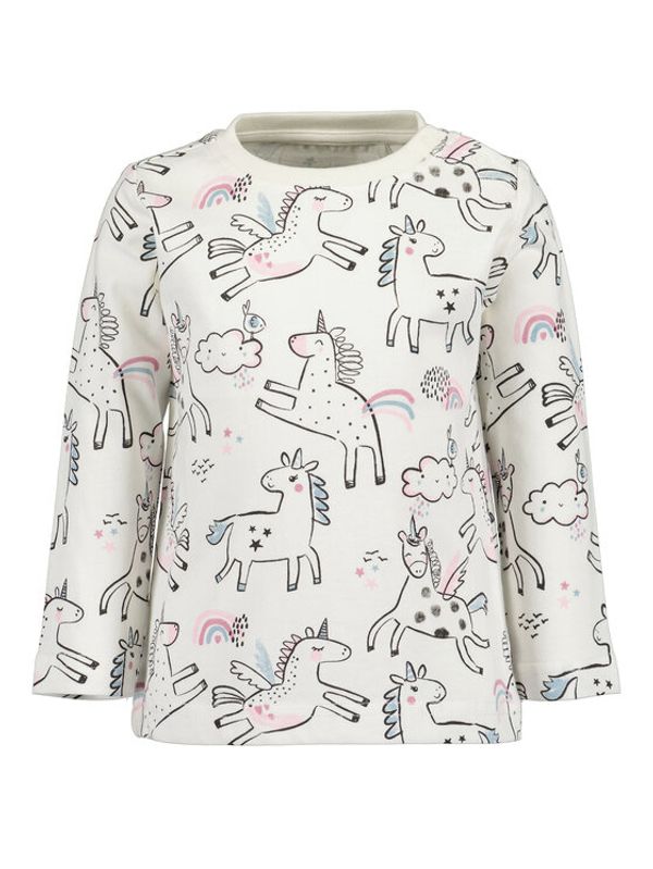 Blue Seven Blue Seven Bluza 950606 X Bela Regular Fit