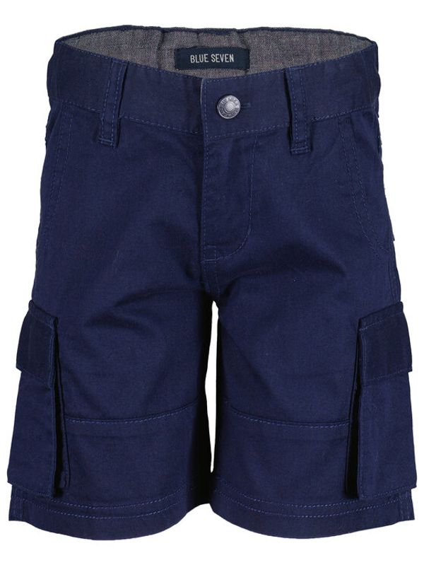 Blue Seven Blue Seven Kratke hlače iz tkanine 837054 X Modra Regular Fit