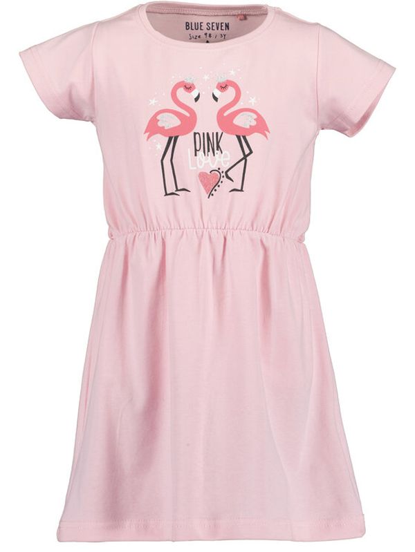 Blue Seven Blue Seven Vsakodnevna obleka 721633 X Roza Regular Fit