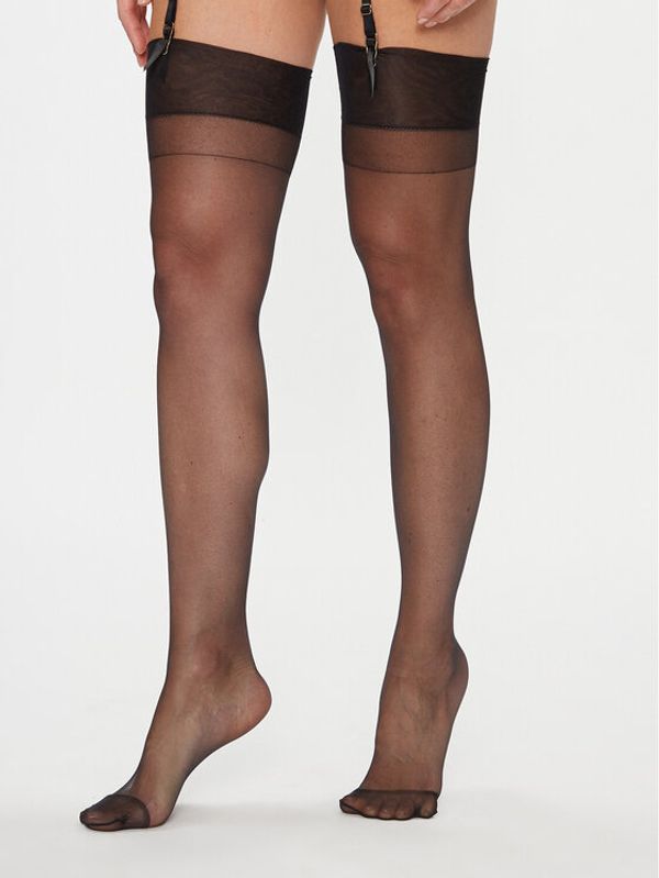 Bluebella Bluebella Ženske nogavice Plain Top Stockings 41459 Črna