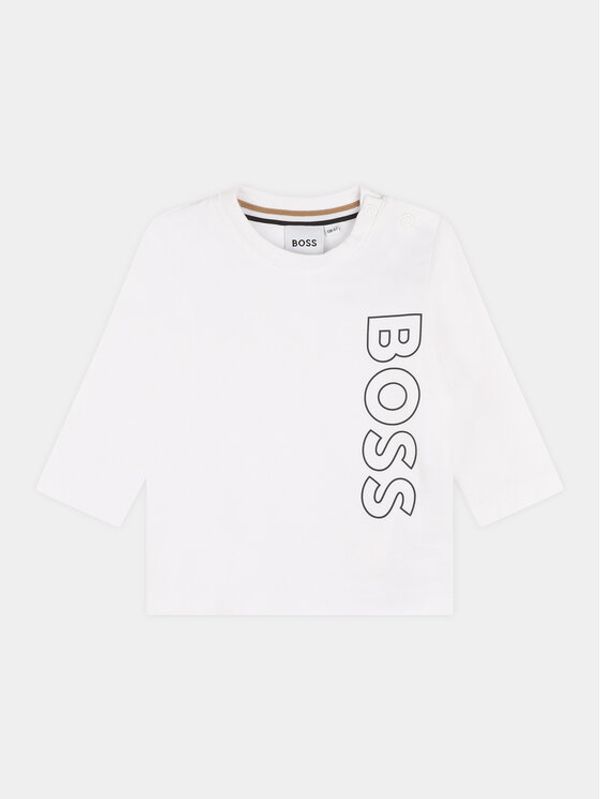 Boss Boss Bluza J05A21 Bela Regular Fit