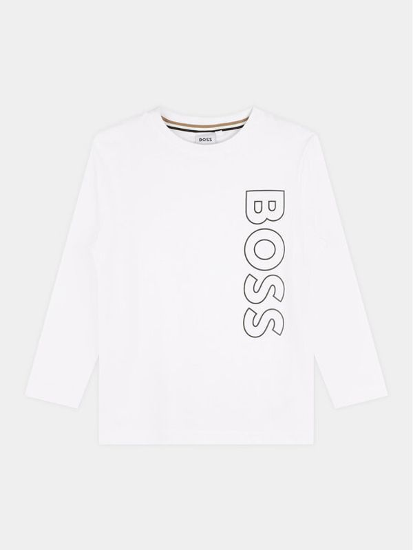 Boss Boss Bluza J25O68 D Bela Regular Fit