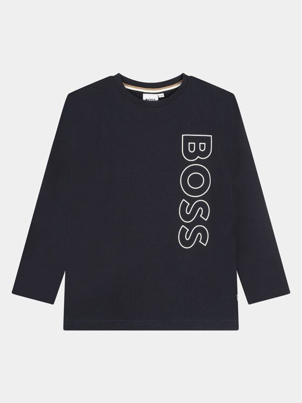 Boss Boss Bluza J25O68 D Mornarsko modra Regular Fit