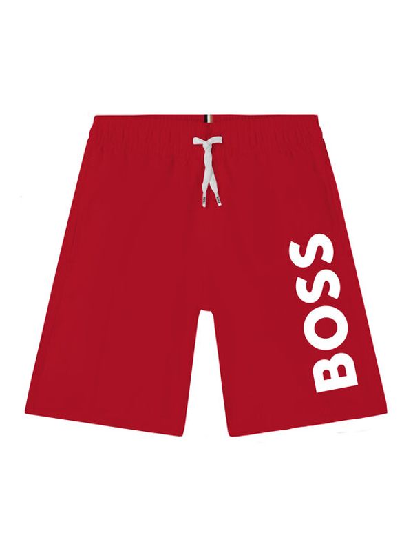 Boss Boss Kopalne hlače J24846 S Rdeča Regular Fit