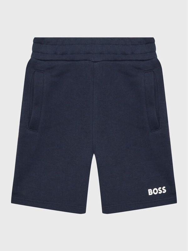 Boss Boss Športne kratke hlače J24816 D Mornarsko modra Regular Fit