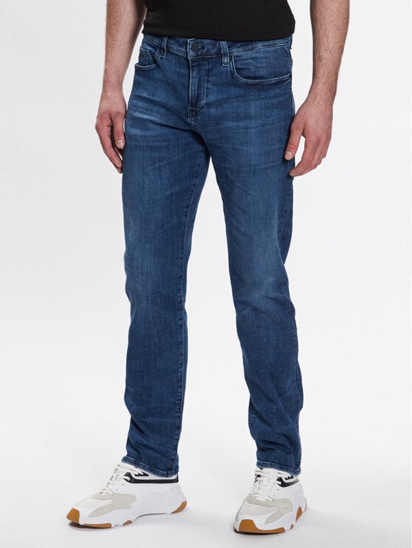 Boss Boss Jeans hlače 50484908 Modra Slim Fit