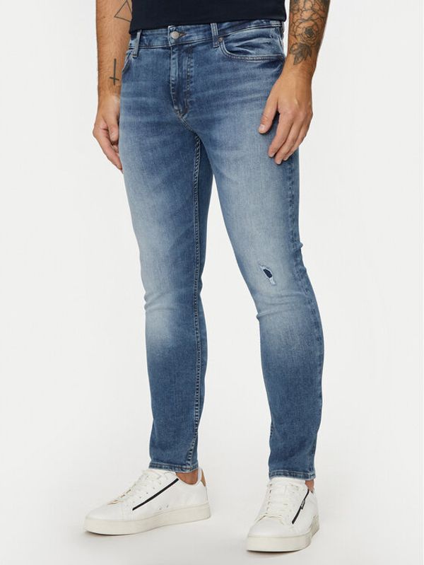 Boss Boss Jeans hlače Delaware 50520959 Modra Slim Fit