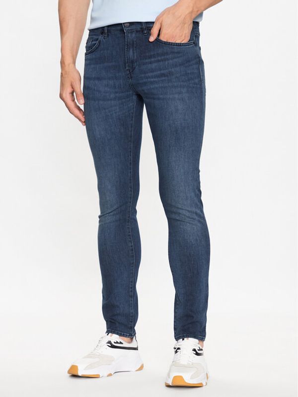 Boss Boss Jeans hlače Delaware3-1 50488460 Mornarsko modra Slim Fit