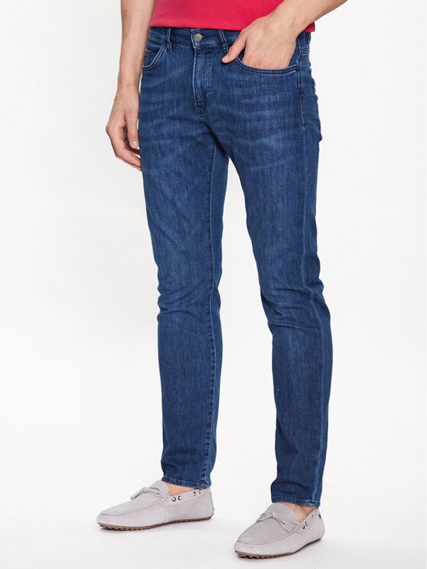 Boss Boss Jeans hlače Delaware3-1 50488485 Mornarsko modra Slim Fit
