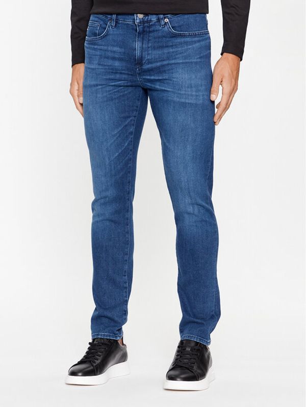 Boss Boss Jeans hlače Delaware3-1 50496189 Mornarsko modra Slim Fit