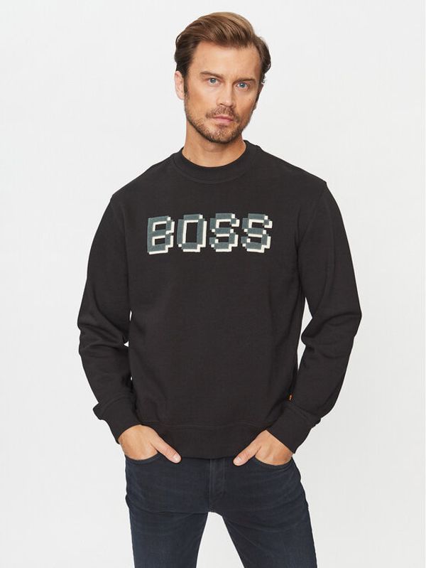 Boss Boss Jopa Weglitchlogo 50499486 Črna Regular Fit