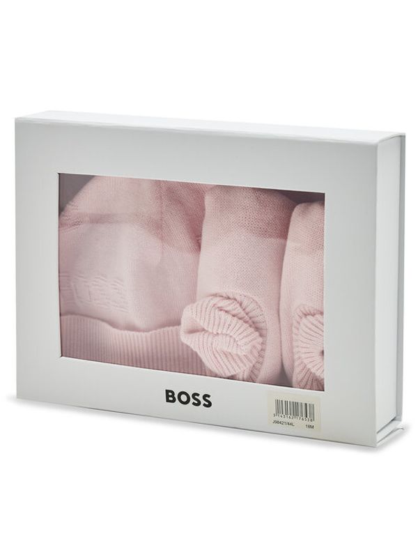 Boss Boss Komplet kapa in nogavice J98421 Roza