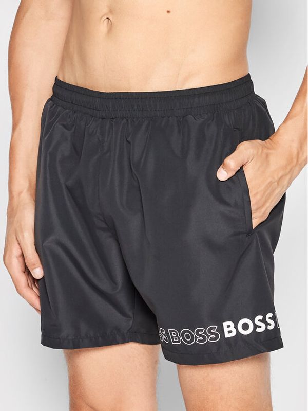 Boss Boss Kopalne hlače Dolphin 50469590 Črna Regular Fit