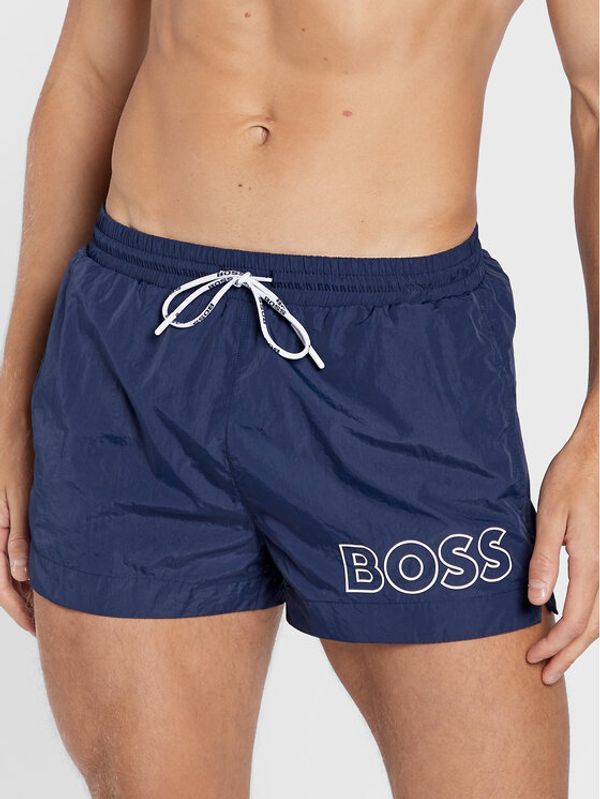 Boss Boss Kopalne hlače Mooneye 50469280 Mornarsko modra Regular Fit