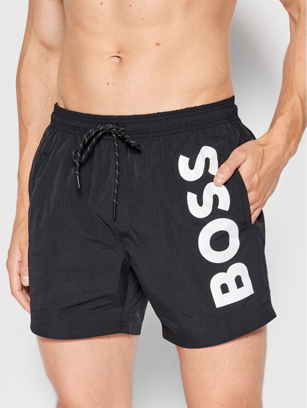 Boss Boss Kopalne hlače Octopus 50469602 Črna Regular Fit