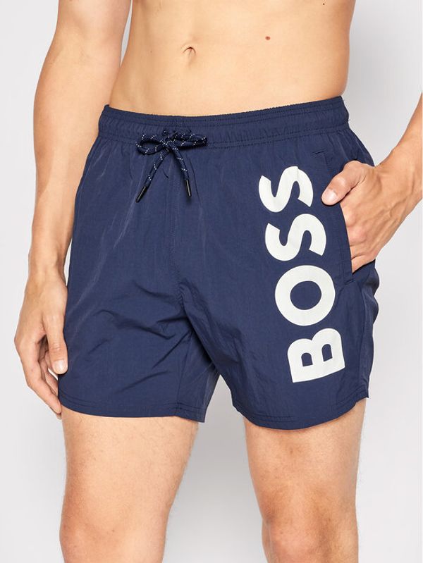 Boss Boss Kopalne hlače Octopus 50469602 Mornarsko modra Regular Fit