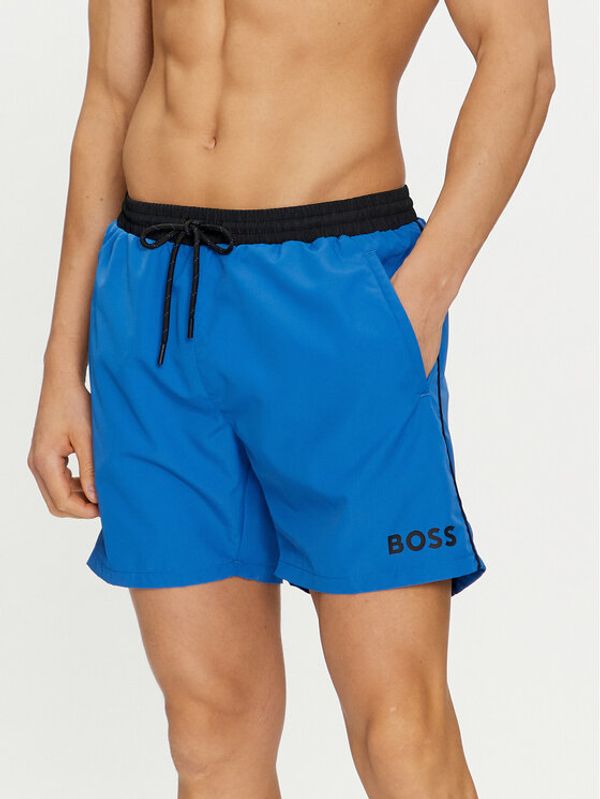 Boss Boss Kopalne hlače Starfish 50515191 Modra Regular Fit