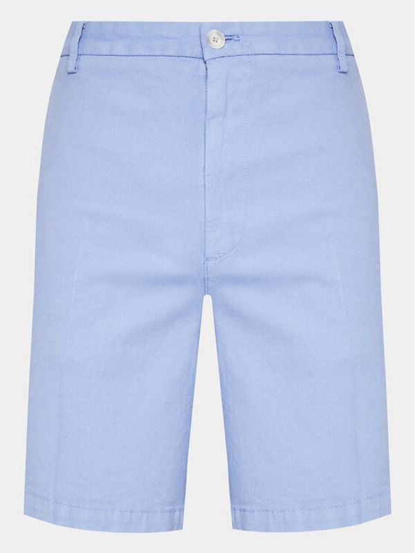 Boss Boss Kratke hlače iz tkanine Karlos 50490563 Modra Regular Fit