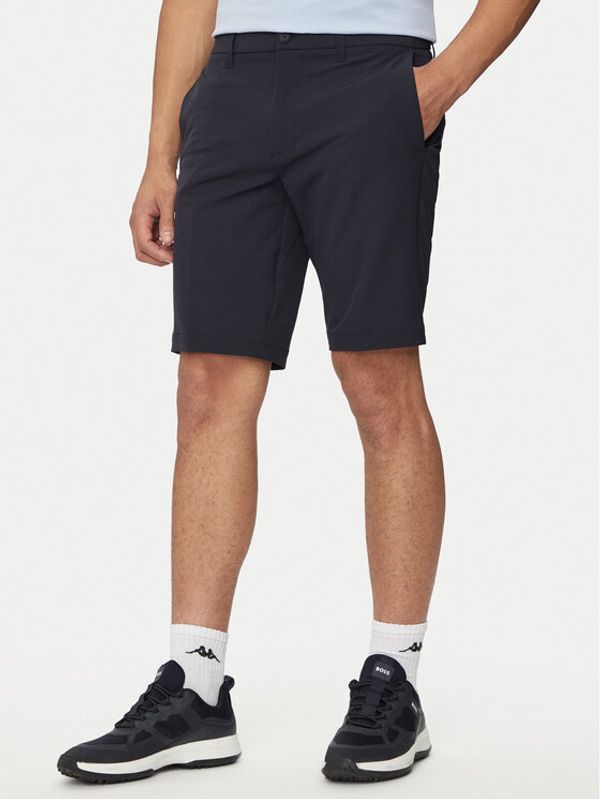 Boss Boss Kratke hlače iz tkanine S_Commuter 50504392 Mornarsko modra Slim Fit