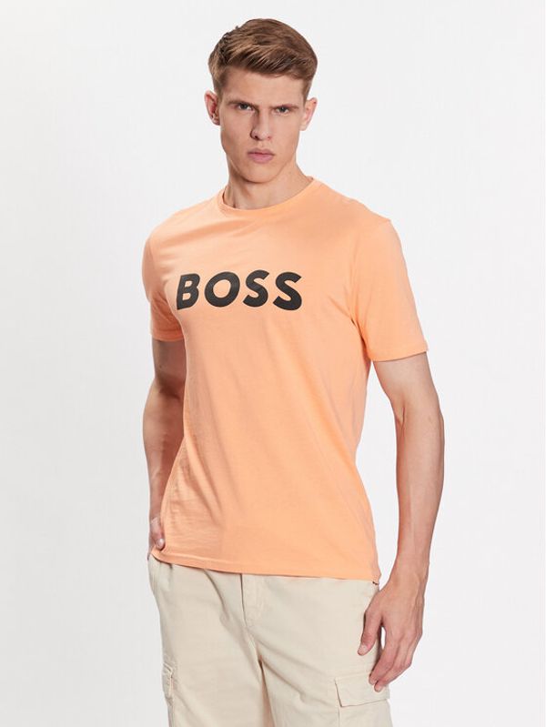 Boss Boss Majica 50481923 Oranžna Regular Fit