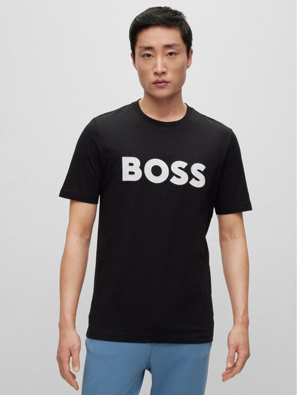 Boss Boss Majica 50486200 Črna Regular Fit