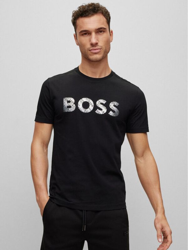 Boss Boss Majica 50488833 Črna Regular Fit