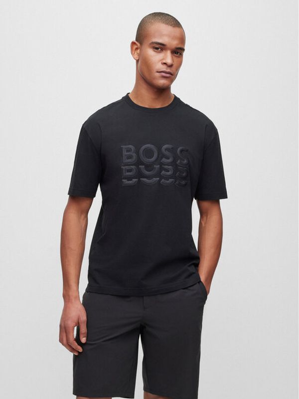 Boss Boss Majica 50495876 Črna Regular Fit