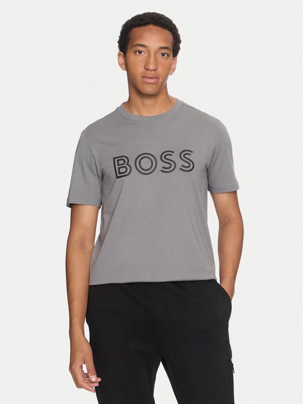 Boss Boss Majica 50519358 Siva Regular Fit