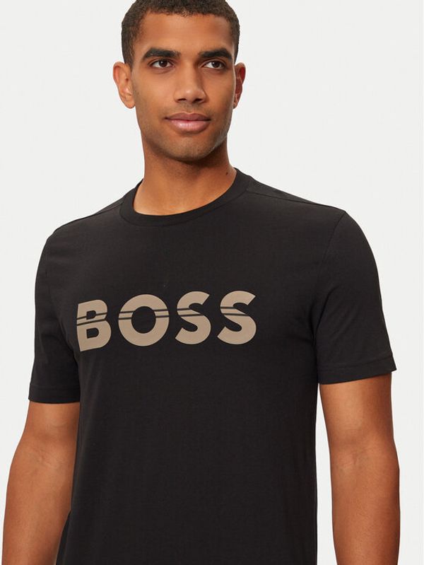 Boss Boss Majica 50525208 Črna Regular Fit