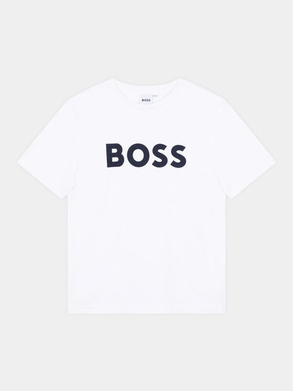 Boss Boss Majica J25P24 S Bela Regular Fit