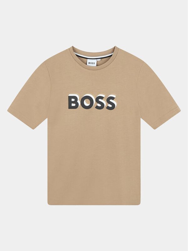 Boss Boss Majica J50723 D Bež Regular Fit