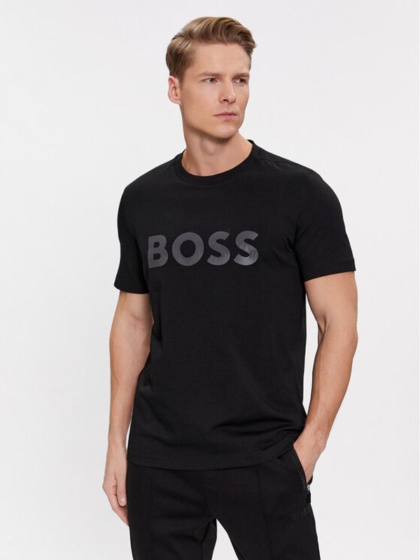 Boss Boss Majica Mirror 1 50506363 Črna Regular Fit
