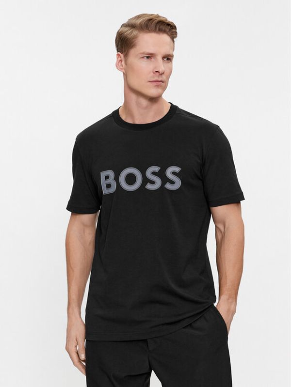 Boss Boss Majica Tee 1 50506344 Črna Regular Fit