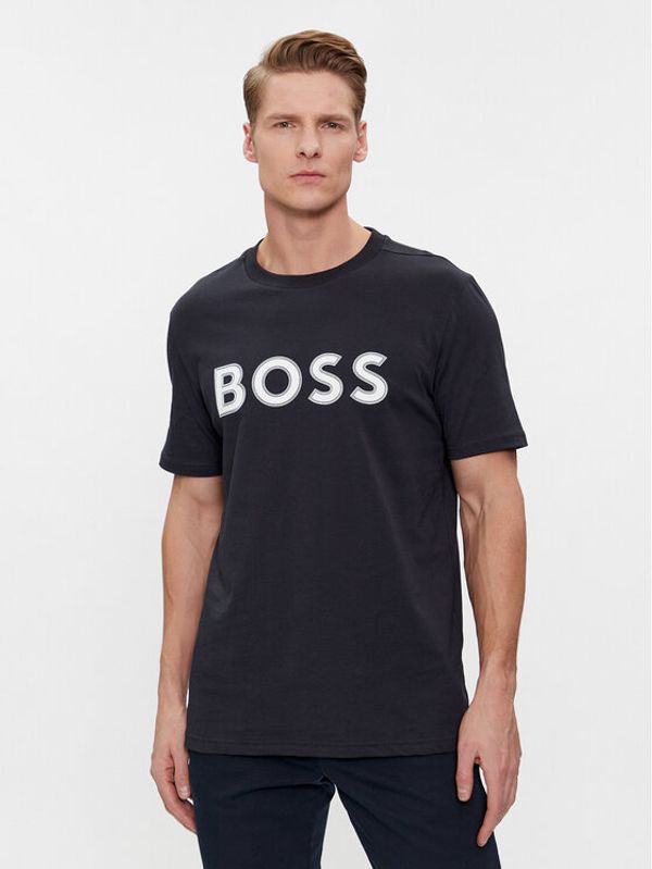 Boss Boss Majica Tee 1 50506344 Mornarsko modra Regular Fit