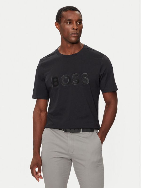 Boss Boss Majica Tee 1 50512866 Črna Regular Fit