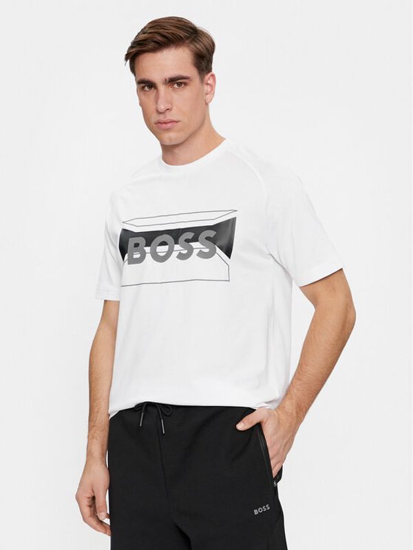 Boss Boss Majica Tee 2 50514527 Bela Regular Fit