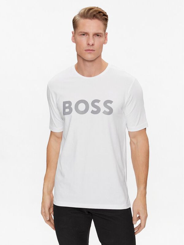 Boss Boss Majica Tee 8 50501195 Bela Regular Fit