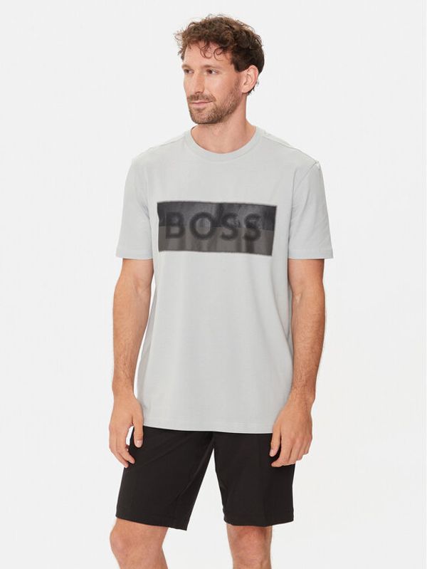 Boss Boss Majica Tee 9 50512998 Siva Regular Fit