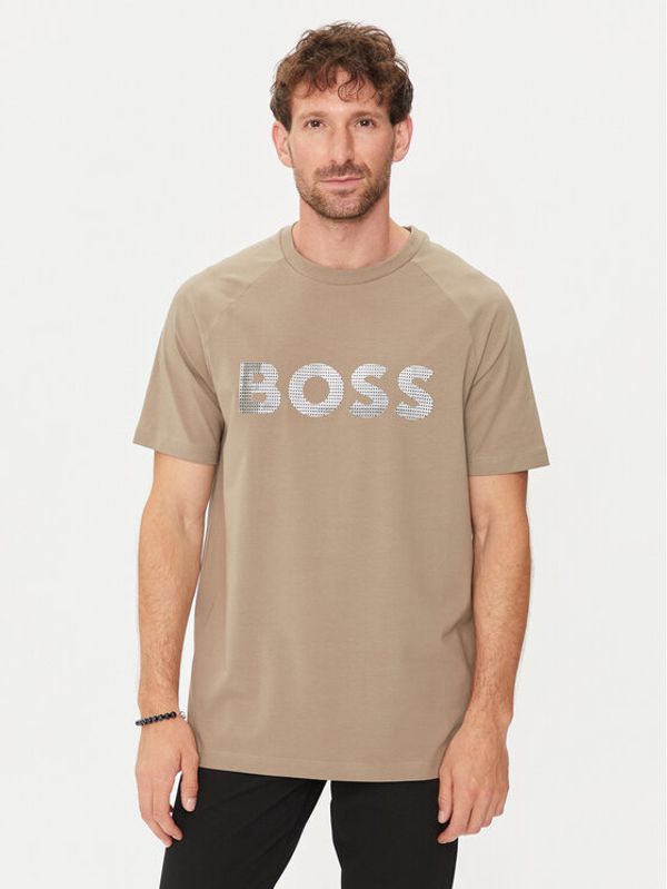 Boss Boss Majica Teebero 1 50512999 Bež Regular Fit