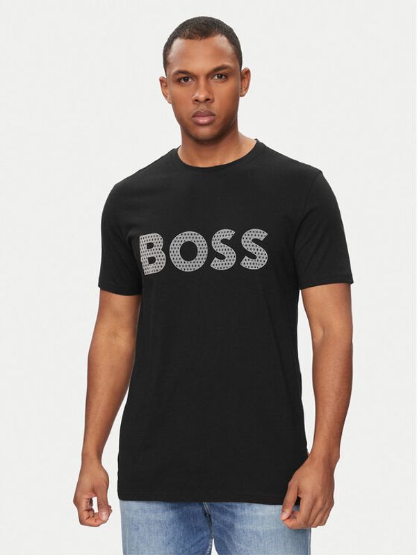 Boss Boss Majica Teebossrete 50495719 Črna Regular Fit