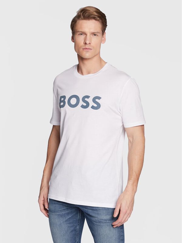 Boss Boss Majica Thinking 1 50481923 Bela Regular Fit