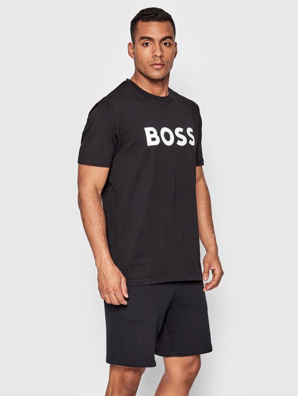 Boss Boss Majica Thinking 1 50481923 Črna Regular Fit