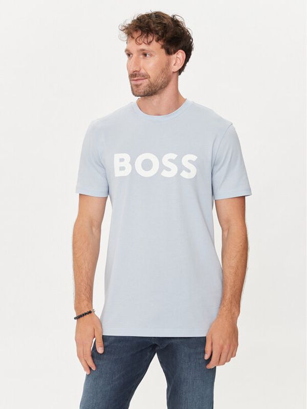 Boss Boss Majica Thinking 1 50481923 Modra Regular Fit